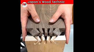 জাপান যেভাবে furniture বানায়  Japans Wood House Made By This Technic wood working art skill short [upl. by Odille]