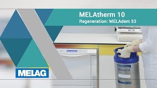 Regenerating the water treatment unit MELAdem 53 F548  MELAG MELAtherm 10 Tutorial [upl. by Assirol]