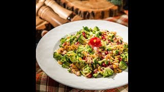 Broccoli and Pomegranate Salad [upl. by Bohlen]