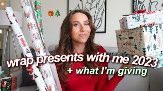 WRAP PRESENTS WITH ME 2023  what I’m giving for christmas this year [upl. by Mehalick]