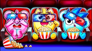 Babys First Time at the Theater 🍿 Good Manners  Kids Songs 😻🐨🐰🦁And Nursery Rhymes by Baby Zoo [upl. by Resiak]