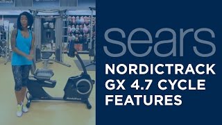 NordicTrack GX 47 Recumbent Cycle Feature  Workout Apps [upl. by Ohploda]