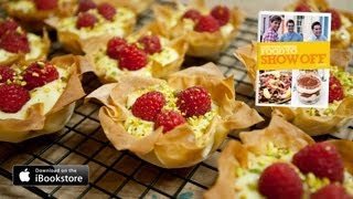 Raspberry Tartlets Recipe Food to Show Off [upl. by Kathye]