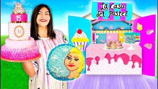 Convertí Casita de Plástico en PASTELERÍA 🍰 quotLA CASA DEL PASTELquot 🍓 Para 15 Años Fiestas y Reuniones [upl. by Tansey]