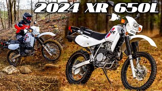 2024 Honda XR650L  FIRST LOOK The Best DualSport Bike [upl. by Aihsital]