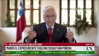 Murió el expresidente chileno Sebastián Piñera en un accidente de helicóptero [upl. by Idieh]