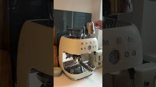 How to set up the SMEG espresso coffee machine for the first time ☕️ [upl. by Sima]