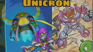 Unicron Existe en Angry Birds Transformers Quién es Unicron [upl. by Enelram]