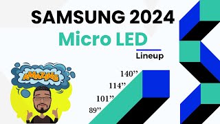 Samsung MicroLED 2024 TV Lineup  CES 2024 First Look [upl. by Seyer382]