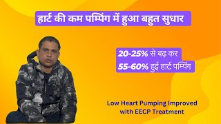 Low Heart Pumping Function LVEF Improved from 20 to 55 with EECP Treatment  People Heart Center [upl. by Ylecic819]