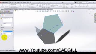 Dodecahedron Video Tutorial SolidWorks [upl. by Stephannie]