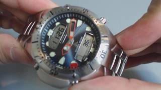 Citizen Promaster Divers Depth Meter Watch JP106052L [upl. by Pierce]