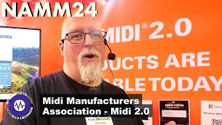 NAMM 2024 Midi Manufacturers Association [upl. by Panthia]