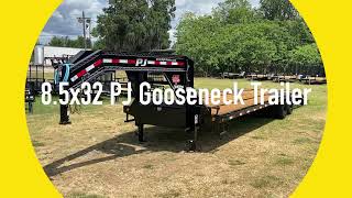 2022  85x32 PJ Gooseneck Trailer  LD322 [upl. by Polish]