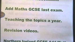 Additional Maths CCEA Northern Ireland GCSE [upl. by Beall146]