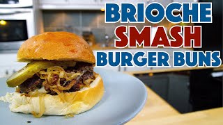 🍔1 Buns For Smash Burgers Smash Burger Brioche Buns Recipe  Glen And Friends Cooking [upl. by Gibby909]