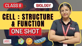 Cell Structure and Functions Class 8 Science  Complete Chapter Explained  100 Plus Academy [upl. by Yenterb]