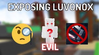 Luvonox Has A Dark Secret Exposed [upl. by Eirb]