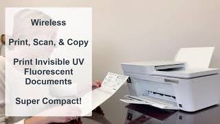 VersaCheck HP Deskjet 4155iX Stealth AllInOne Printer [upl. by Notslar]