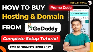 ✅How to Buy Web Hosting From GoDaddy 2022  Promo Code For Discount  Cheap Web Hosting India  SD [upl. by Yvonne81]