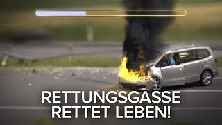 Neue Version Rettungsgasse rettet Leben [upl. by Aljan]