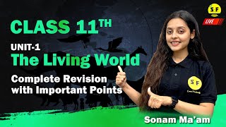 Class 11th Biology The living World with Complete Chapter Discussion with Sonam Maam [upl. by Orban]