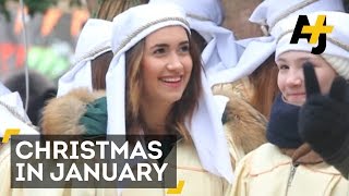 Christmas In January For Orthodox And Armenian Churches [upl. by Ayikaz]