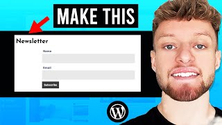 How To Add a Newsletter Signup To WordPress Quick amp Easy [upl. by Wershba]