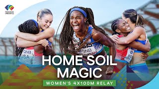 Womens 4x100m Final  World Athletics Championships Oregon 2022 [upl. by Zillah326]