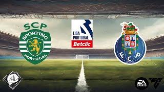 Sporting x FC Porto  4 rodada Campeonato Português 2425  EA FC [upl. by Ecidna]