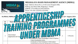 25 Seats Apprenticeship Training Programmes under MBMAStipend 7000 [upl. by Maurili]