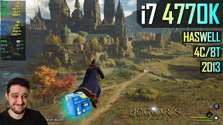 Intel Core i7 4770K 2013 vs Hogwarts Legacy [upl. by Webster]