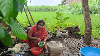 kundru ke patto ki chatni chutney tela kochu sak bata sujatacook recipe cooking viral [upl. by Bradan]