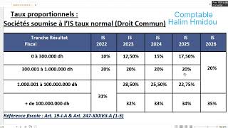 Barème pour calculer Impôt sur les sociétés 20232026 [upl. by Eidnahs98]