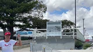 Busselton Jetty Swim  Finishing [upl. by Porter]