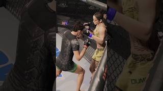 ALDANA vs DUMONT  AI Fight Highlight  Round 2  NocheUFC UFC306 MMA IreneAldana NormaDumont [upl. by Annohsal]