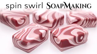 Spin Swirl Soap Making [upl. by Ashford]