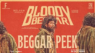 Bloody Beggar Telugu  Beggar Peek  Nelson Dilipkumar  Kavin  Sivabalan Muthukumar Jen Martin [upl. by Kennith958]