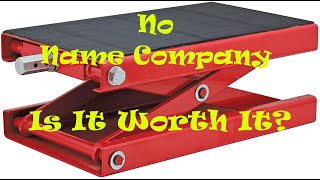 Motorcycle JackScissor Lift Review  EbayAmazon [upl. by Ardnaet]