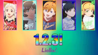 123  Liella RomKanEng Full Lyrics Love Live color coded Love Live SuperStar [upl. by Ennaillij]