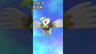 Rowlet  Dartrix  Decidueye  Evolution Pokemon in Scarlet amp Violet pokemon evolution shorts [upl. by Eveline755]