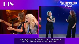 LIS Sanremo 2024  Clara con Ivana Spagna canta ‘Il cerchio della vita’ [upl. by Thurmann]