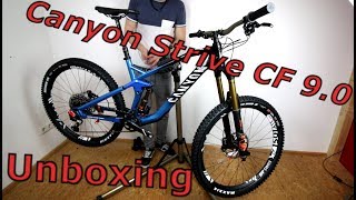 Canyon Strive CF 90 2018 Unboxing DeutschGerman [upl. by Domel]