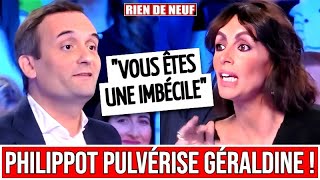 FLORIAN PHILIPPOT détruit GÉRALDINE MAILLET qui est INSUPPORTABLE [upl. by Laverne]