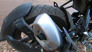 Keeway RKF 125i Original exhaust sounds [upl. by Wilfreda]