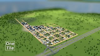 Cities Skylines  One Tile City pt1 [upl. by Eirelav]