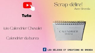 Tuto Calendrier Chevalet [upl. by Gulgee]