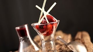 Recette du Sorbet glacé aux fruits rouges par le MOF Thierry Bamas [upl. by Nahsez]