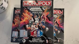 202324 Prizm Monopoly Basketball Blasters Last of my Basketball stash can we hit Wemby [upl. by Sadick]