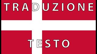 Inno nazionale Danimarca TRADUZIONE  TESTO sottotitoli in Italiano Denmark National Anthem [upl. by Yrebmik616]